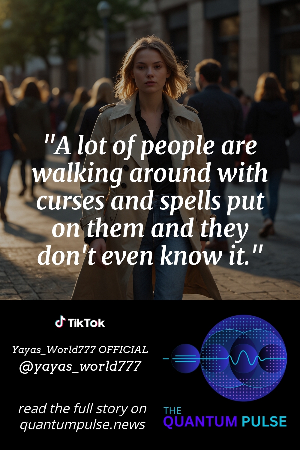 Pinterst Image A lot of people are walking around with curses and spells put on them and they don't even know it.