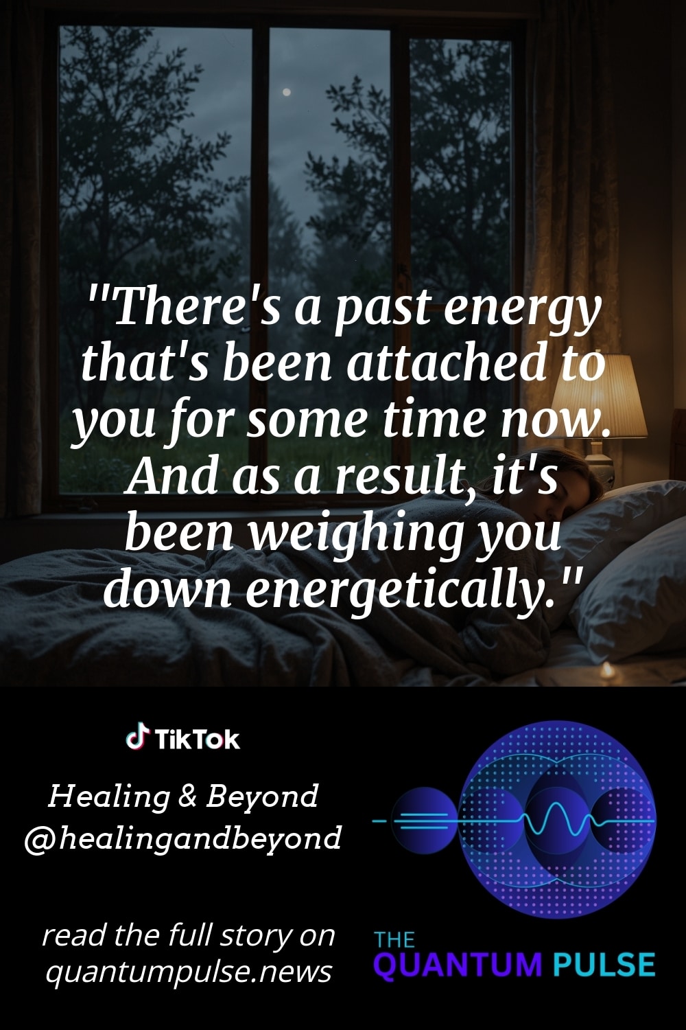 Pinterst Image There's a past energy that's been attached to you for some time now. And as a result, it's been weighing you down energetically.