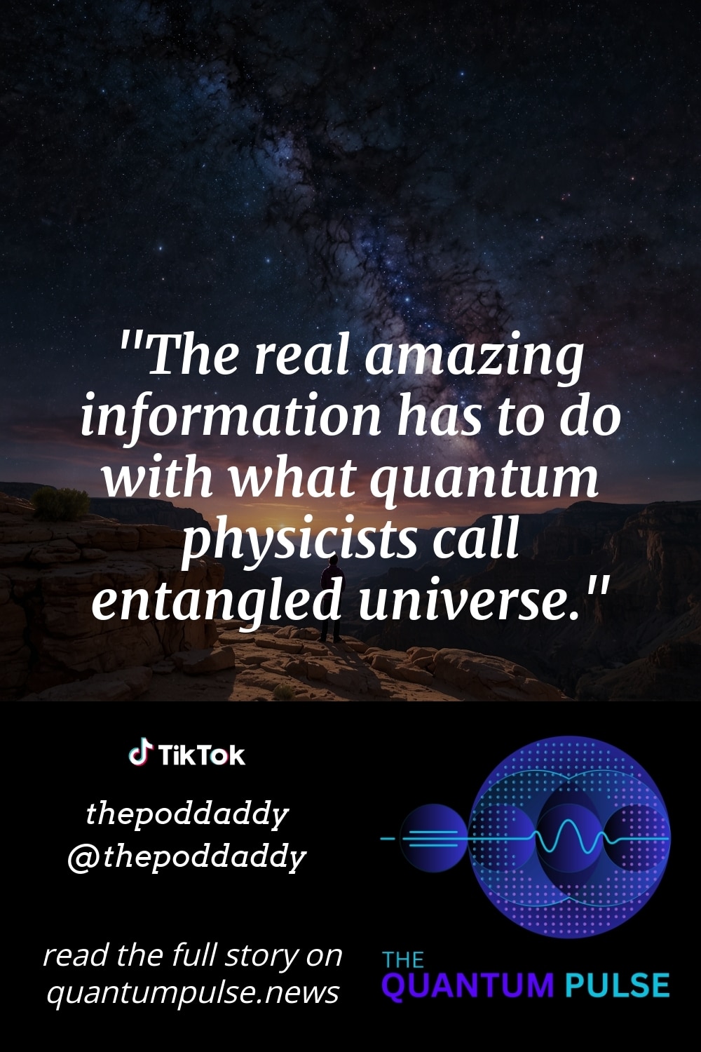 Pinterst Image The real amazing information has to do with what quantum physicists call entangled universe.