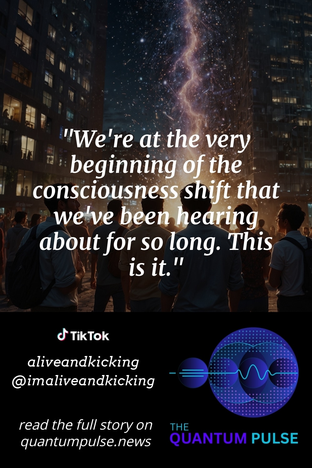 Pinterst Image We're at the very beginning of the consciousness shift that we've been hearing about for so long. This is it.