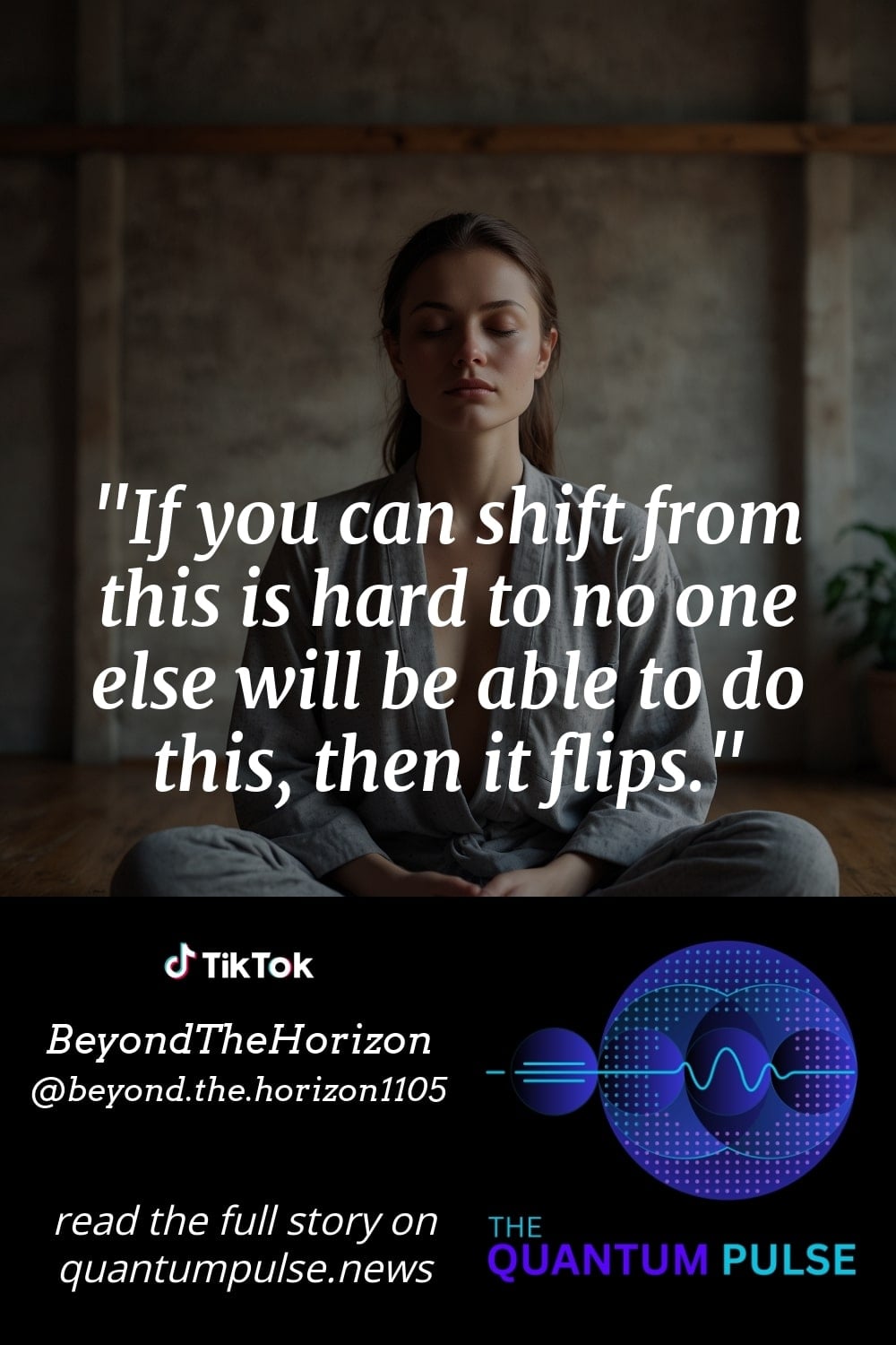 Pinterst Image If you can shift from this is hard to no one else will be able to do this, then it flips.