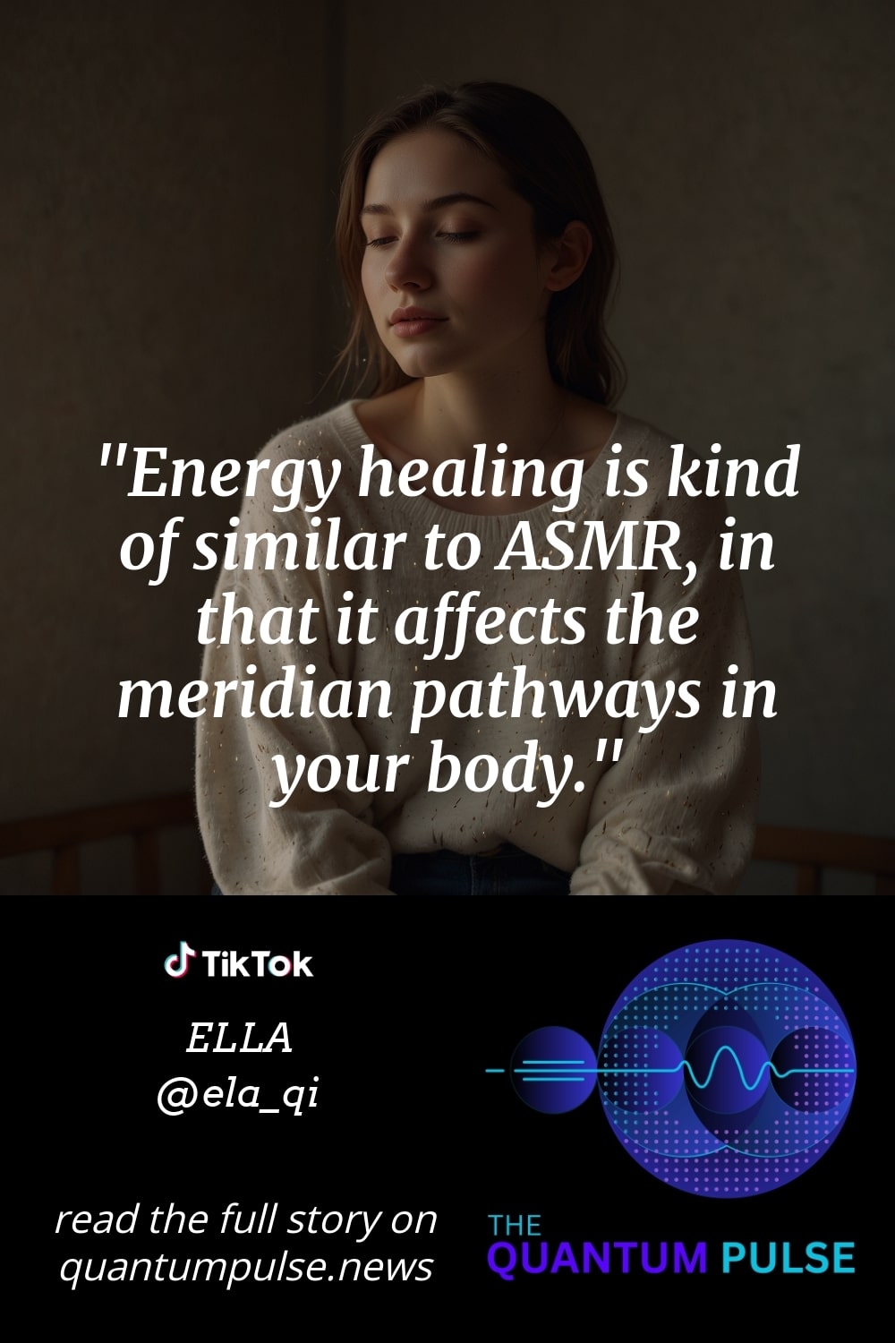 Pinterst Image Energy healing is kind of similar to ASMR, in that it affects the meridian pathways in your body.