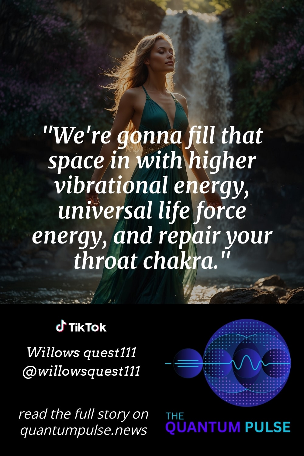 Pinterest Image We're gonna fill that space in with higher vibrational energy, universal life force energy, and repair your throat chakra.