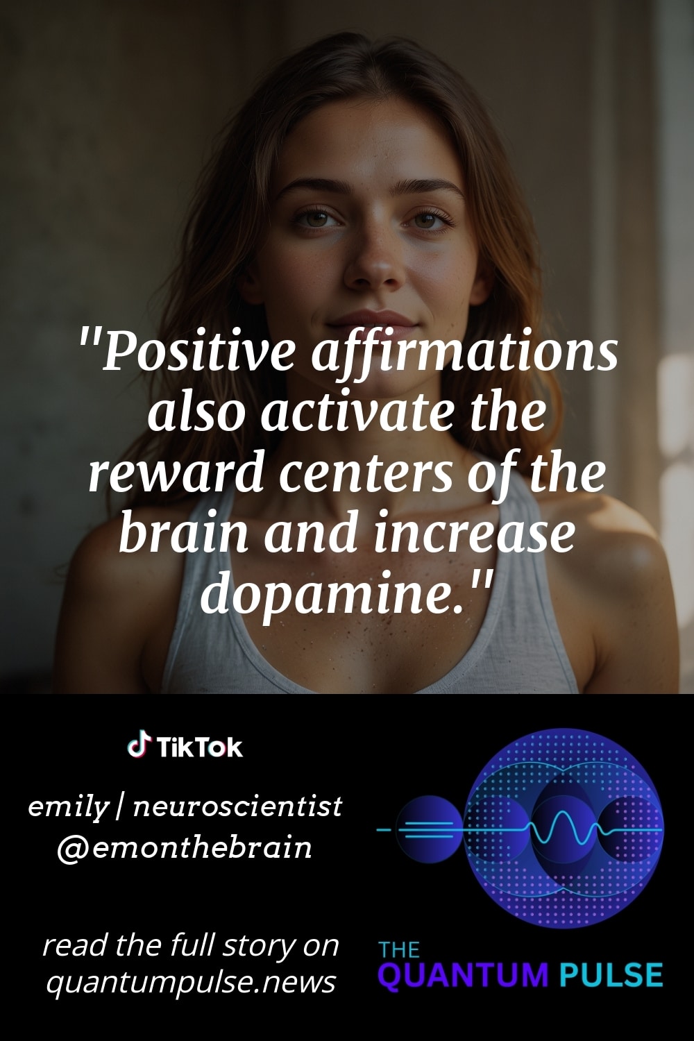 Pinterest Image Positive affirmations also activate the reward centers of the brain and increase dopamine.