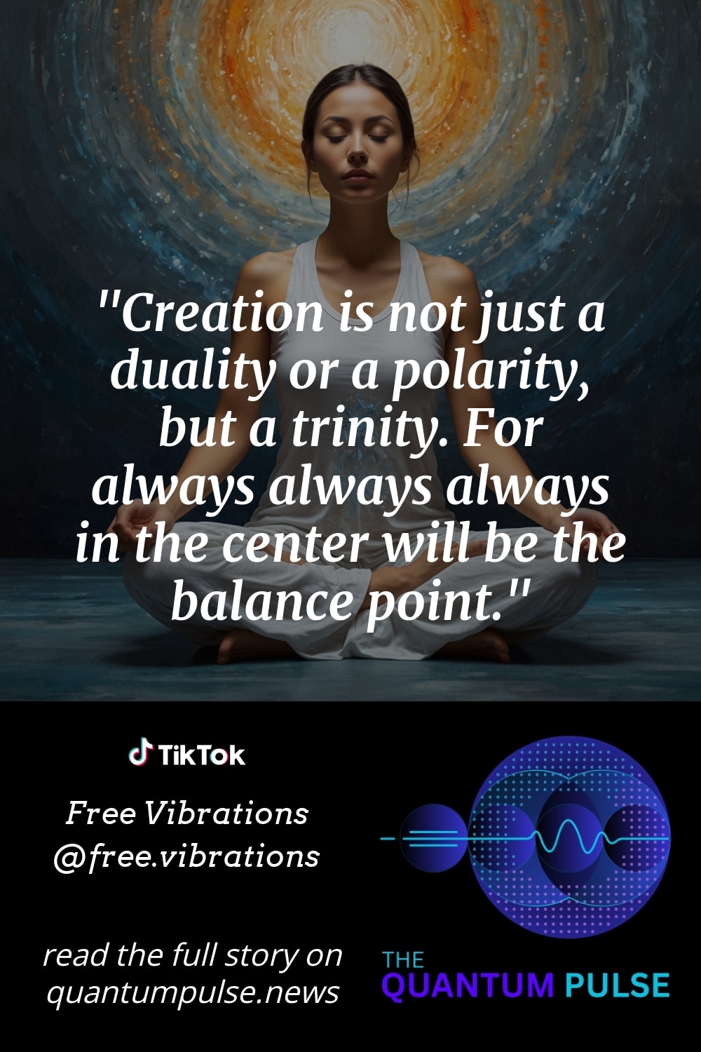 Pinterest Image Creation is not just a duality or a polarity, but a trinity. For always always always in the center will be the balance point.