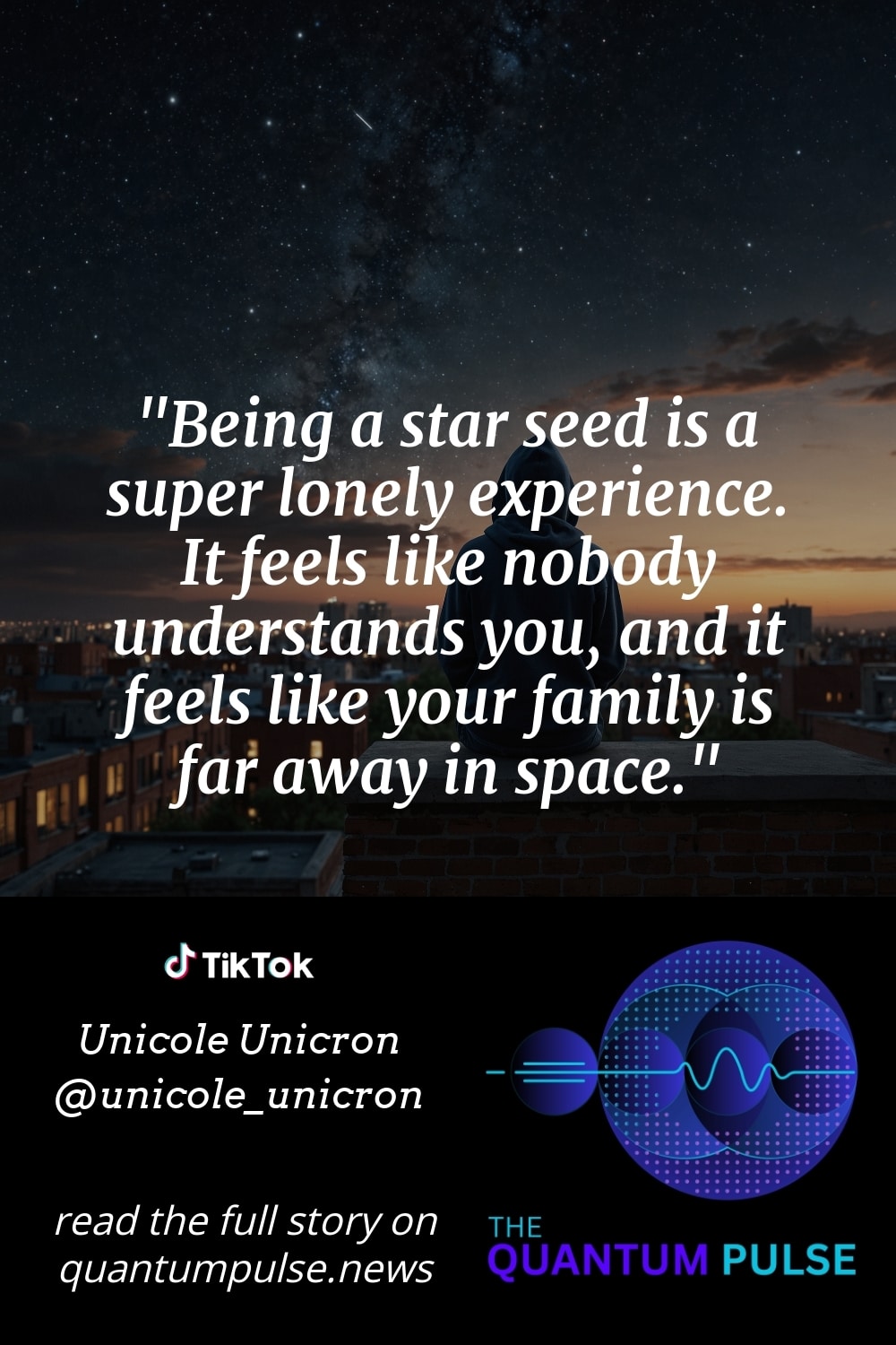Pinterest Image Being a star seed is a super lonely experience. It feels like nobody understands you, and it feels like your family is far away in space.