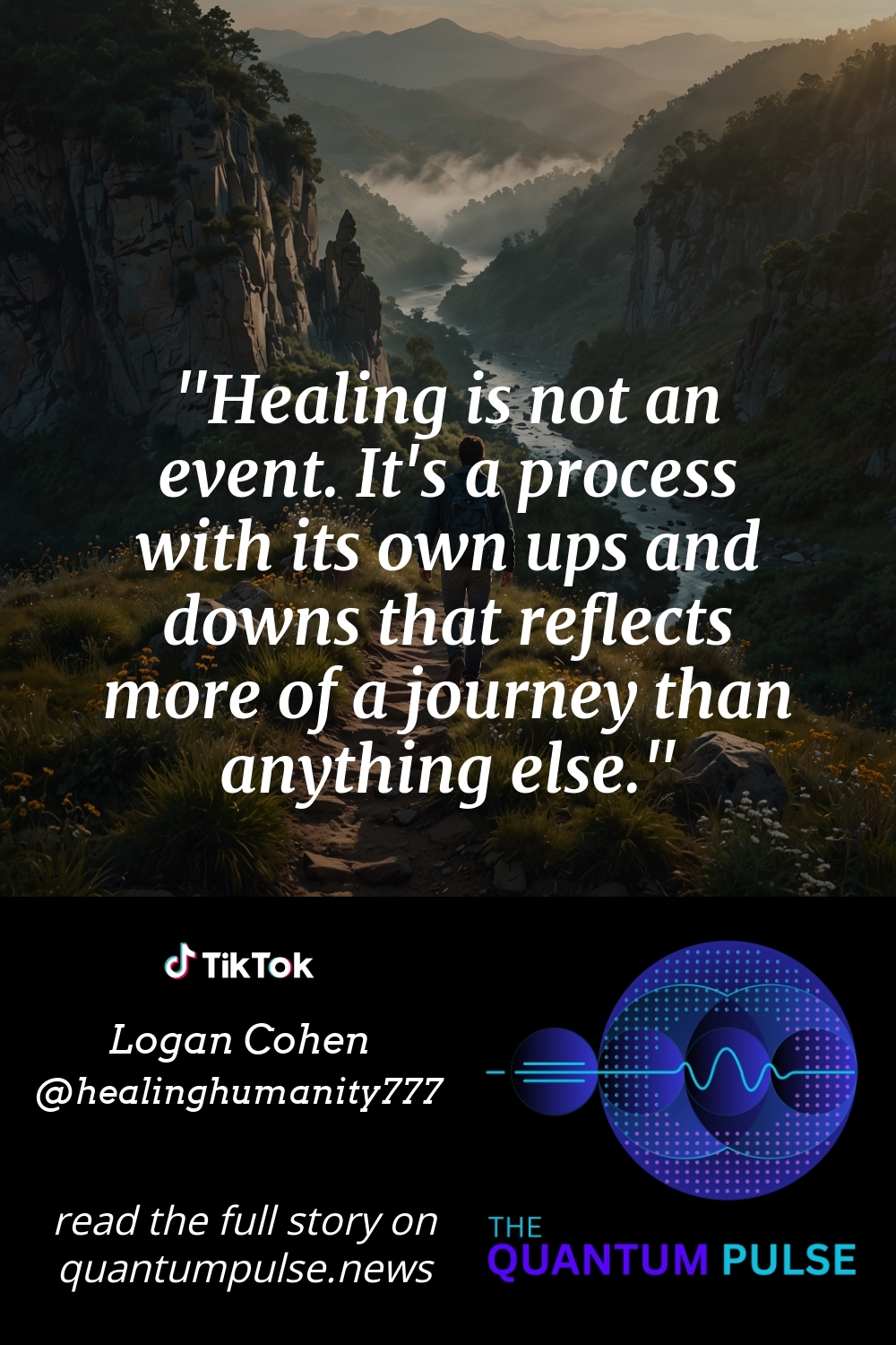 Pinterest Image Healing is not an event. It's a process with its own ups and downs that reflects more of a journey than anything else.