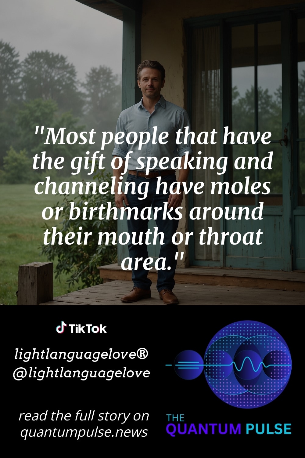 Pinterest Image Most people that have the gift of speaking and channeling have moles or birthmarks around their mouth or throat area.