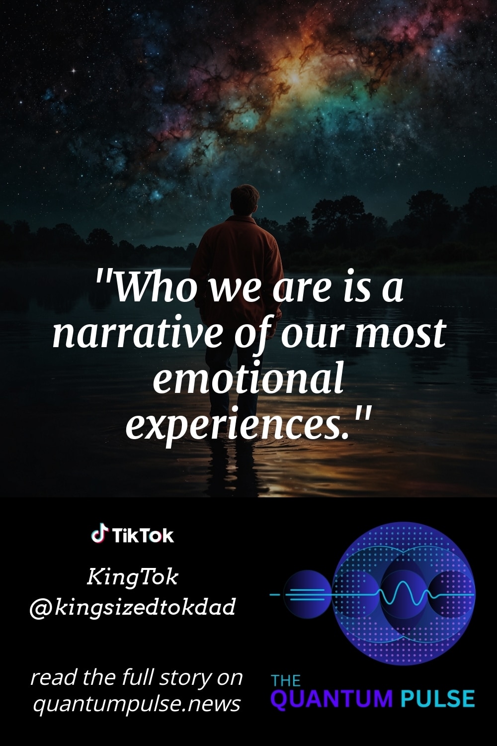 Pinterest Image Who we are is a narrative of our most emotional experiences.