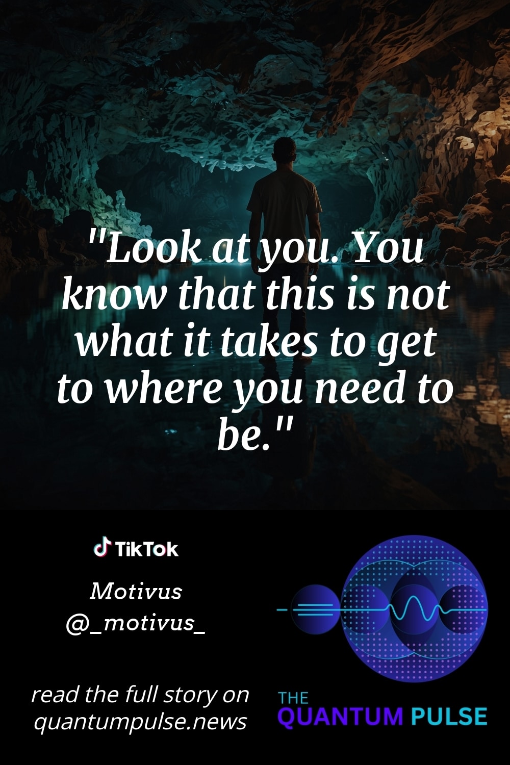 Pinterest Image Look at you. You know that this is not what it takes to get to where you need to be.