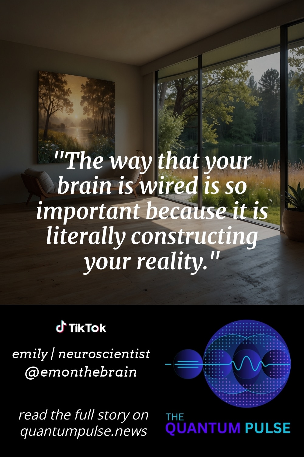 Pinterest Image The way that your brain is wired is so important because it is literally constructing your reality.