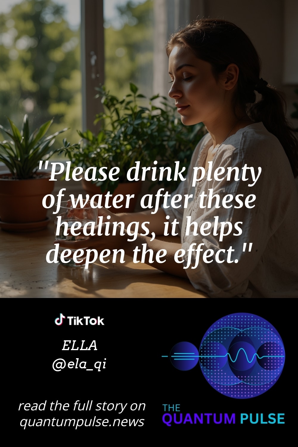 Pinterest Image Please drink plenty of water after these healings, it helps deepen the effect.
