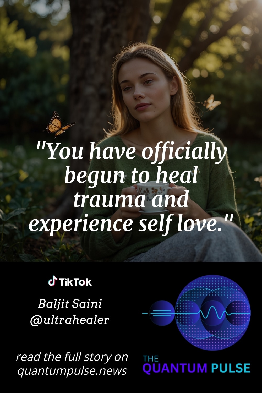 Pinterest Image You have officially begun to heal trauma and experience self love.