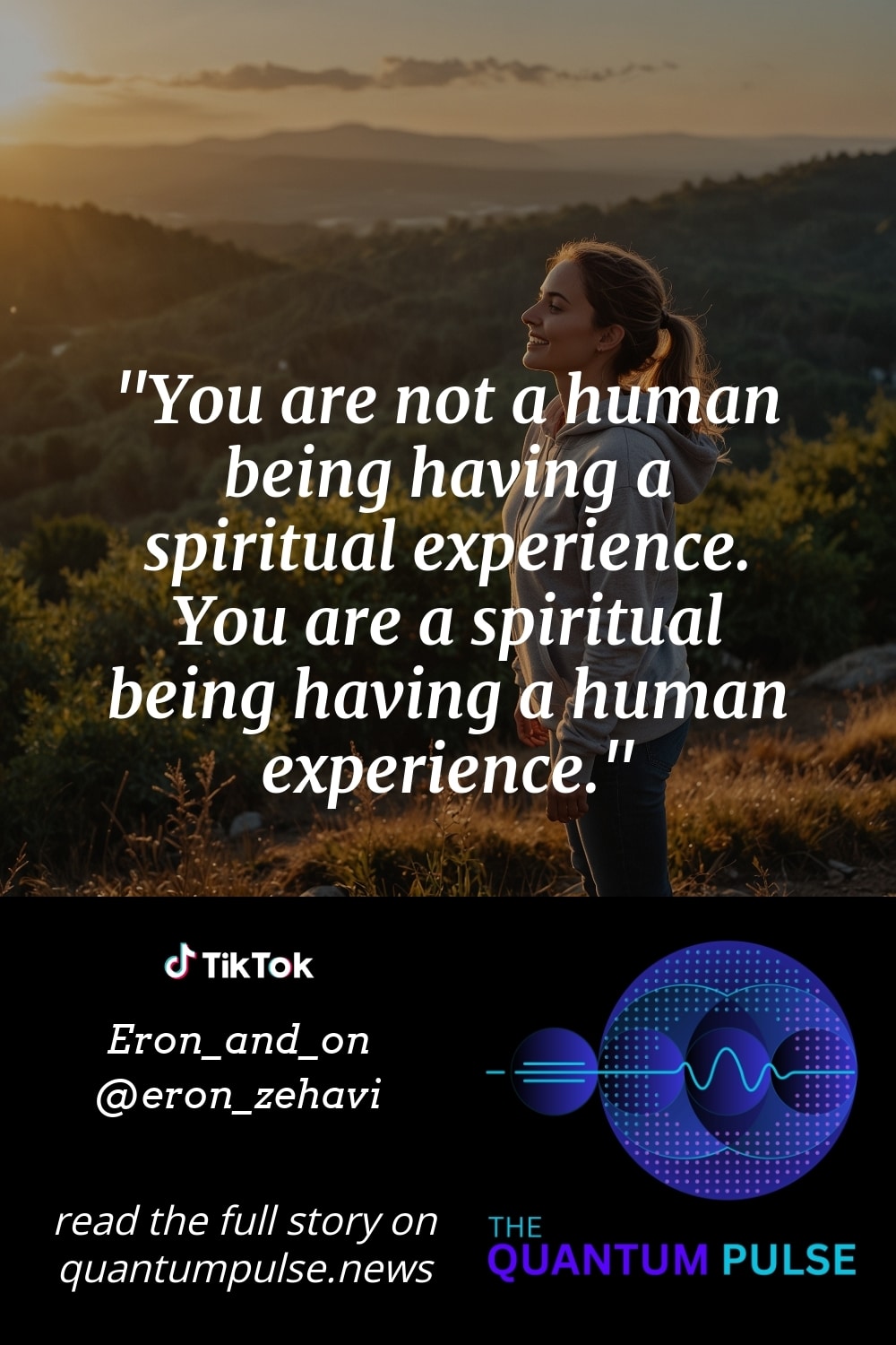 Pinterest Image You are not a human being having a spiritual experience. You are a spiritual being having a human experience.